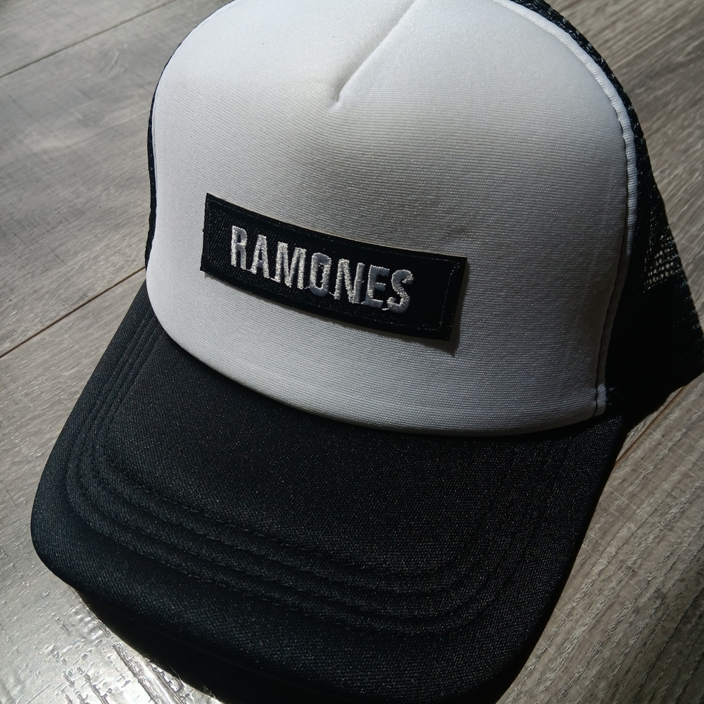 Ramones Black & White Trucker Hat